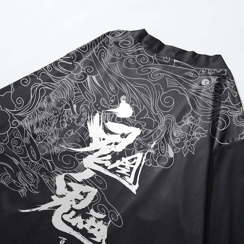 Chinese Style Hundred Ghosts Night Walk Robe Hanfu Male