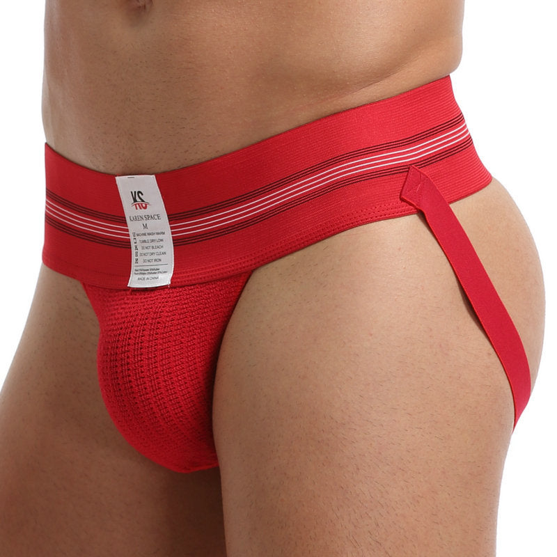 Rainbow-colored Double Thong Men's Underwear Sports Fitness