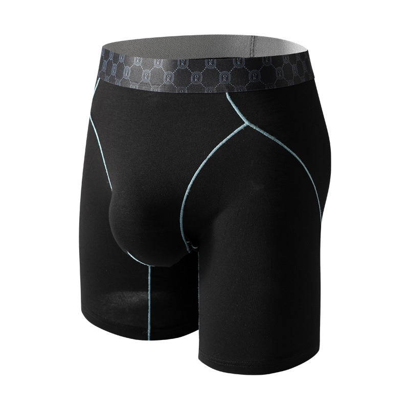 Men's Bamboo Fiber Anti-chafing Underwear, Five-point Breathable And Loose Shorts