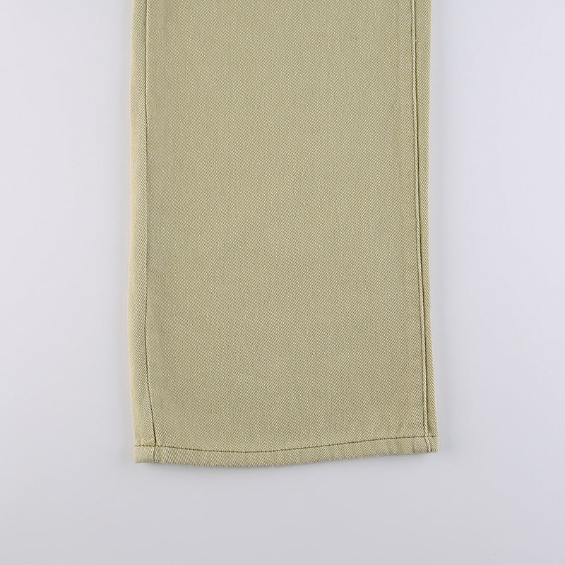 Women's Pants American Style Printed Jeans Skin