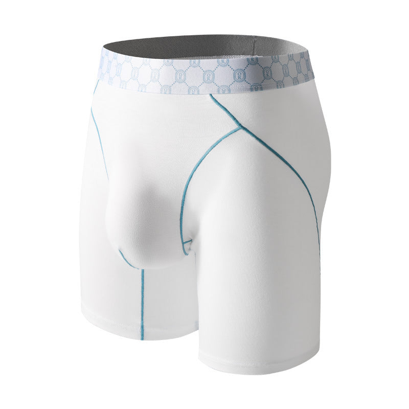 Men's Bamboo Fiber Anti-chafing Underwear, Five-point Breathable And Loose Shorts