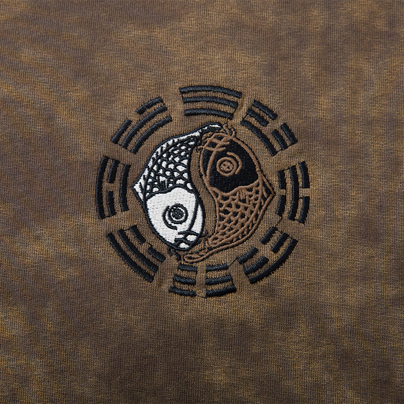 Koi Top Chinese Trendy Embroidered Short Sleeve